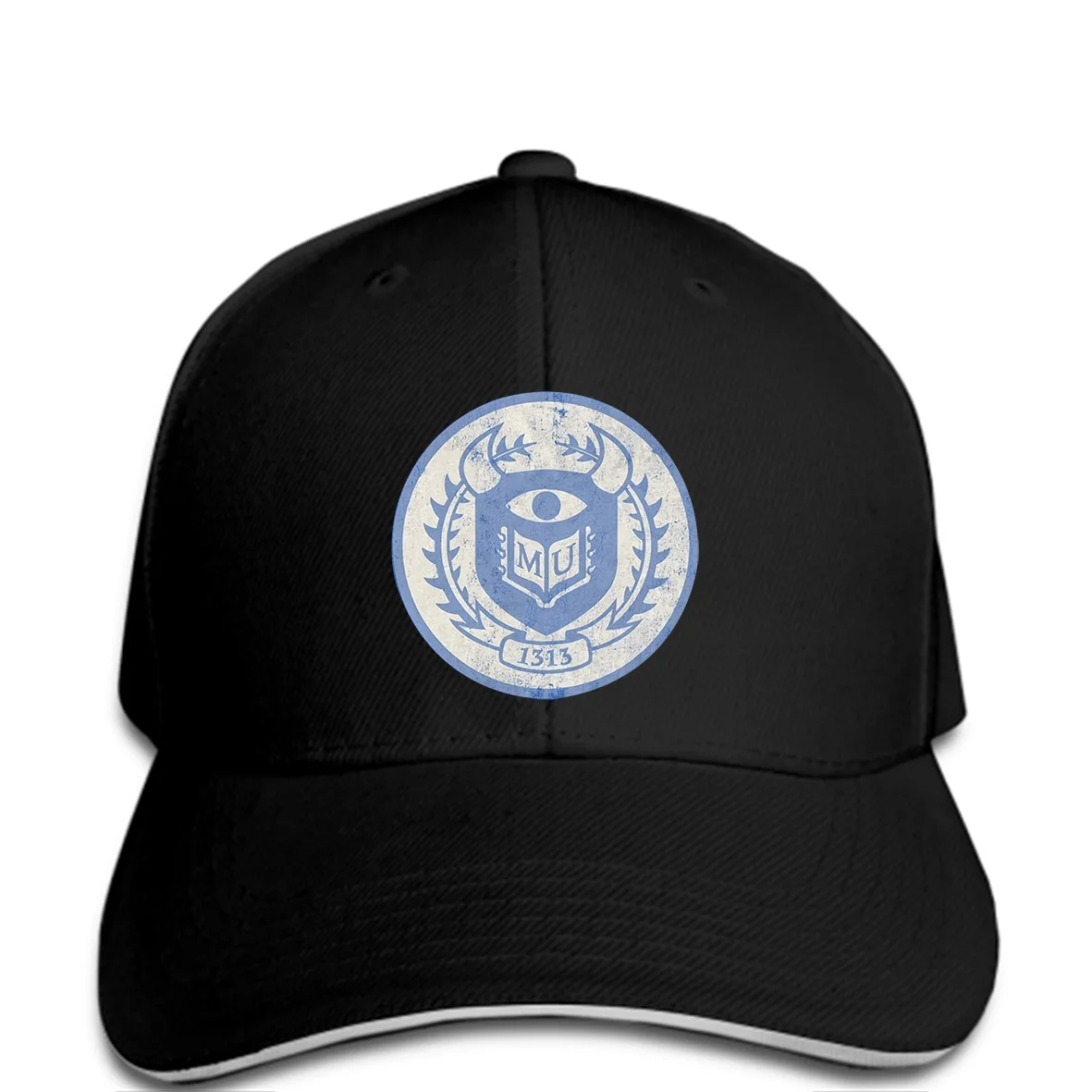 Мужская бейсбольная Кепка Monsters Inc MU Crest бейсболка с графическим рисунком забавная