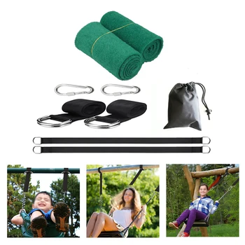 

5x150cm With Carabiner Playground Outdoor Garden High-strength Polyester Travel Beach Toy Accessories Tree Hanging Swing Strap