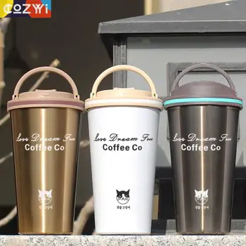 

Vacuum Fashion Coffee Cup Keep Warm 24 Hours Keep Cold 12 Hours Hot Water Flask Thermos Bottle Hot Selling Coffee Travel Mug