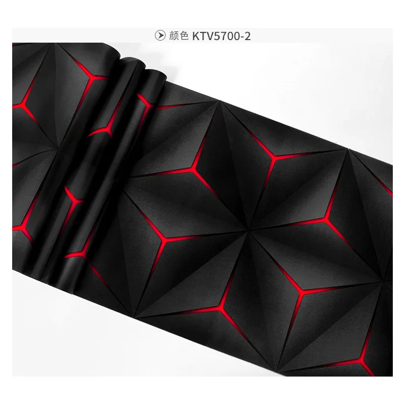 3D Wallpaper Mural Wall Covering Wallpaper Canvas Painting Wallpaper Ktv Wallpaper Hall Flash Wallcloth 3D Stereo Plane Geometric Patterns Theme Box Background Pape Mural Wallpaper 3d