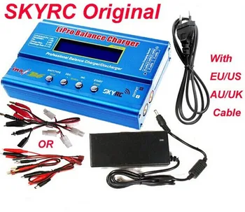 

Original SKYRC IMAX B6 50w RC Lipo NiCd NiMh LiFe Battery Digital Balance Charger with power adapter