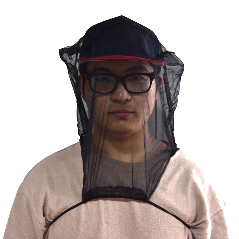 Outdoor Survival Anti Mosquito Headgear Mesh Hat Head Face Protector To Avoid Bug Bee Insect Camping Equipment | Дом - Цена: 