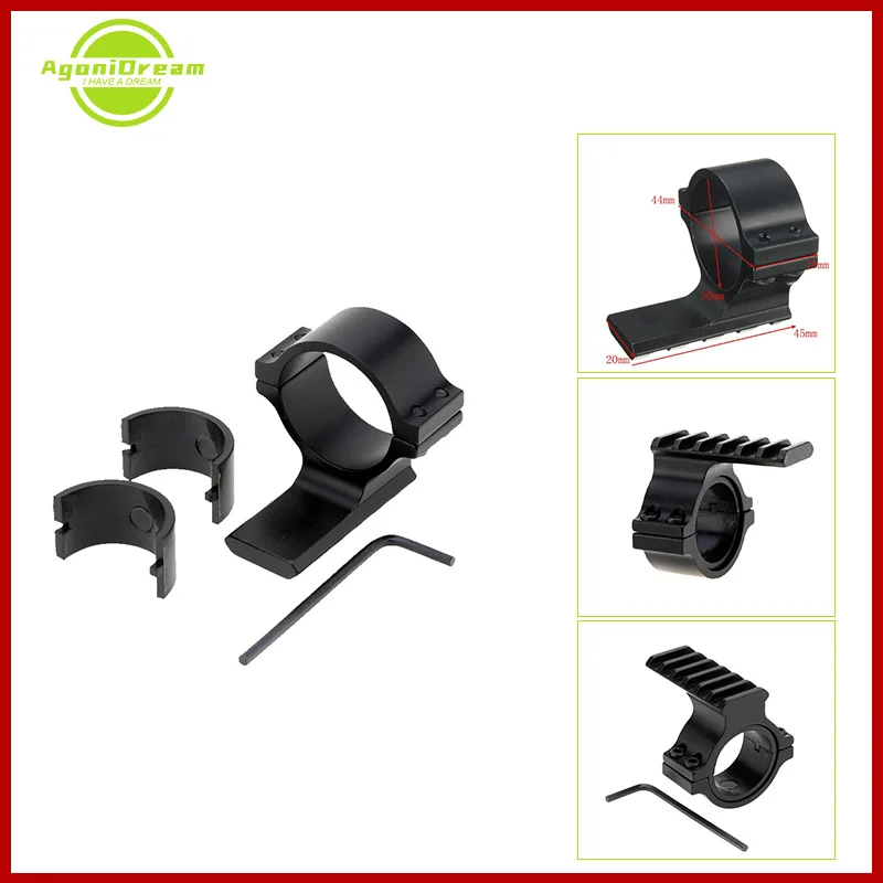 

Weaver Picatinny Rail Scope Rifle Bubble Level Scope Barrel 25.4/30mm Mount Ring Adapter 20mm Mount Hunting Gun Accessory