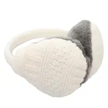 Новые наушники зимние женские модные меховые зимние наушники для девочек и мальчиков наушники съемные и стирающиеся наушники теплые зимние наушники