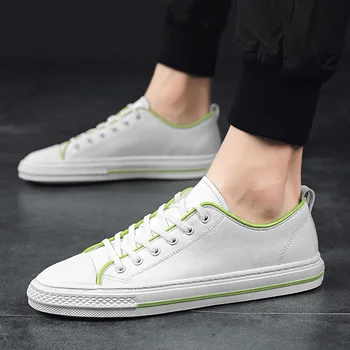 

New Trend Casual Shoes Mens Anti Slip Leather Shoes Men Comfortable Fashion Men Shoes Good Quality Luxury Brand Men Shoe Spring