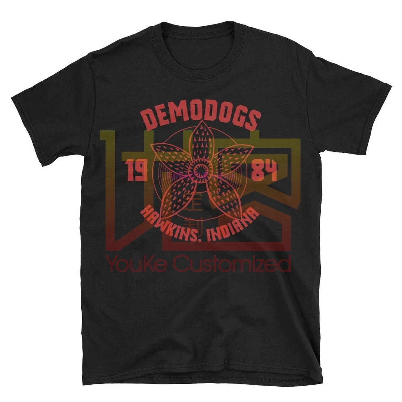 Demodogs Stranger Things Hawkins Индиана Demogorgon Monster Ретро Винтажная Футболка|Футболки| |