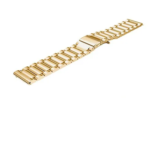 Gold Для samsung Galaxy wacth 46 мм band gear S3 Frontier huawei watch gt ремешок amazfit xiomi correa браслет из нержавеющей стали 22 мм - Цвет ремешка: Gold