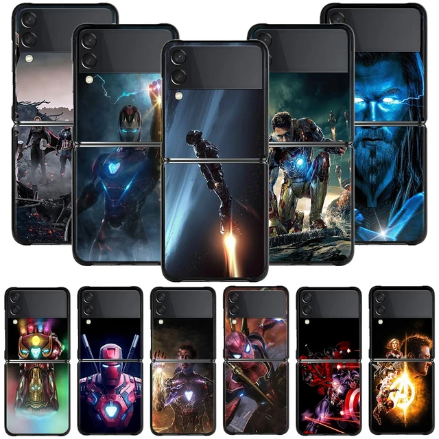 Cute Captain America Marvel Samsung Phone Case for Samsung Galaxy Z Flip  (5G) and Z Flip 3 (5G) –