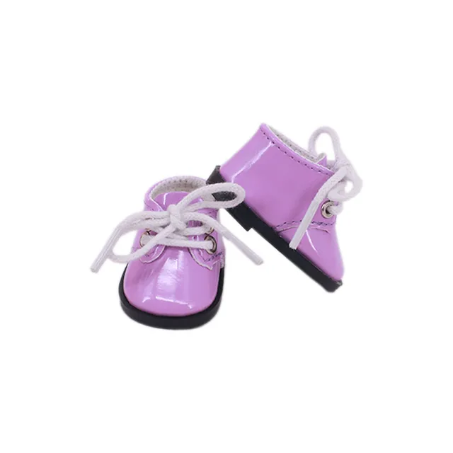5Cm Doll Shoes Blythe Wellie Wisher Shiny Shoes Velcro&Laces For 14.5 Inch Doll&EXO&Paola Reina Doll Accessories Girl DIY Toys B1123