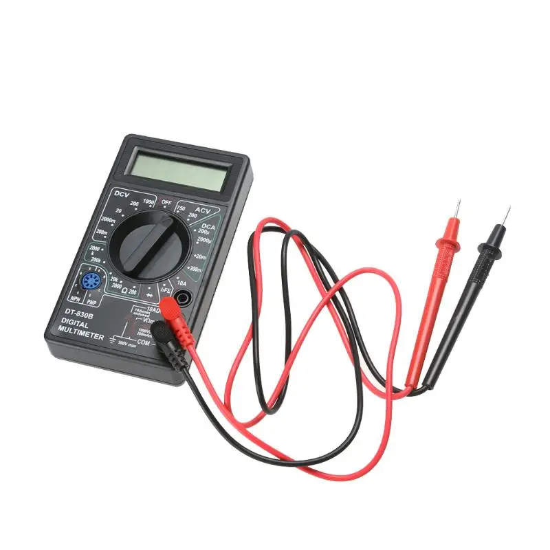 DT830B Цифровой мультиметр 750/1000 в Вольтметр Амперметр Омметр тестер