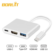 Usb c HDMI Type c Hdmi mac 3.1 Converter Adapter Typec to hdmi HDMI/USB 3.0/Type-C Aluminum For Apple Macbook adapter