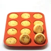 Mini Muffin 12 Holes Silicone Round Mold DIY Cupcake Cookies Fondant Baking Pan Non-Stick Pudding Steamed Cake Mold Baking Tool ► Photo 3/6