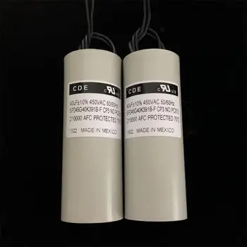 

Cde Sfd45g40k391b-f 40uf450vac Electric Machinery Start-up High Pressure Film Capacitance Electrolytic capacitor