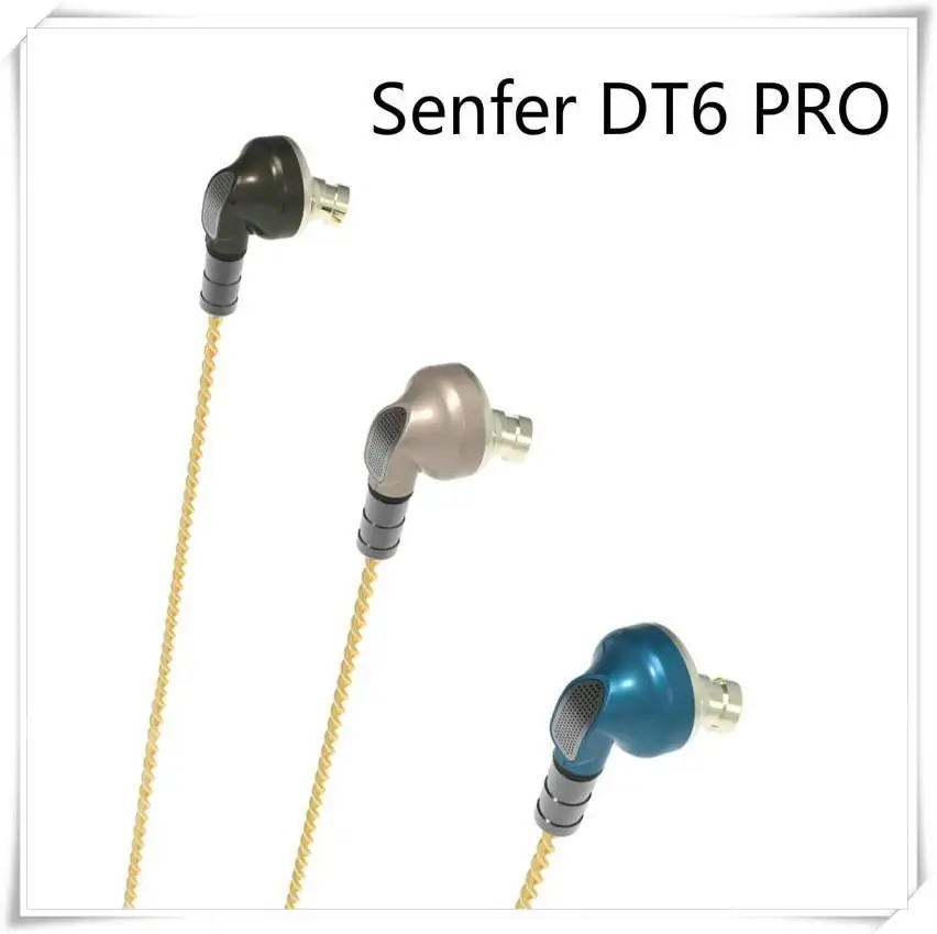 SENFER DT6 PRO 2BA+ 1DD пьезо гибридные наушники в ухо HIFI спортивные наушники для бега съемный кабель PT25 PT15 DT8 T2 ZST V80