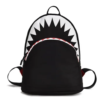 

Child Canvas Backpack Kids 3D Model Shark School Bags Baby mochilas Child's School Bag for Kindergarten Boys and Girls Backpack