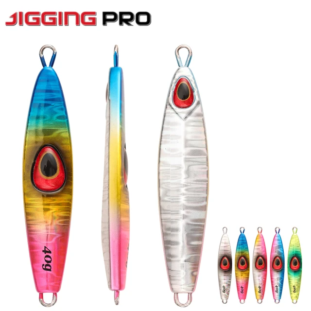 JIGGING PRO 40g 60g 80g Casting Jig Lures Jigging Lure Slow Jig Metal Jig  Lures Fishing Tackle Saltwater - AliExpress