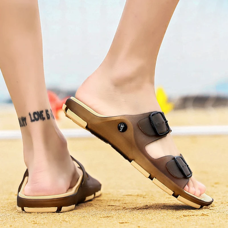 Lo mejor sandalias hombre piel - Sandalias 2022 - Aliexpress