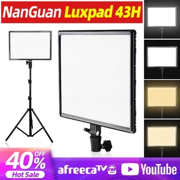 

Luxpad43H Camera LED Light Dimmable Lighting Panel CRI95 Bi-Color 3200K-5600K Photographic Video Light with AC Power Adapter