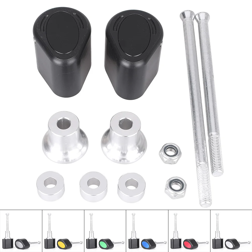 CNC мотоциклетная рама ползунок Краш Pad протектор для Kawasaki Z1000 2007 2008 2009 Алюминиевый сплав и АБС пластик
