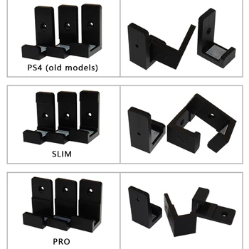 

Wall Mount Bracket Holder for PlayStation 4 PS4 Slim Pro Game Console Protective Wall Mount Stand Storage Holder