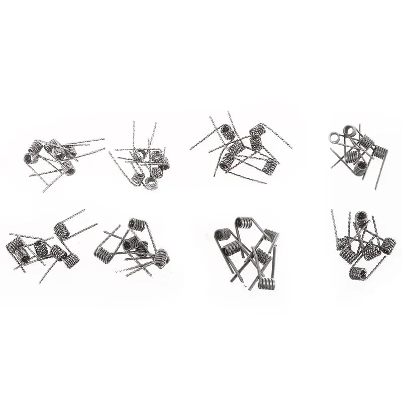 Горячие XD-Cotton 48 Clapton катушки керамический Пинцет готовые катушки DIY Набор инструментов аксессуары для электронных сигарет