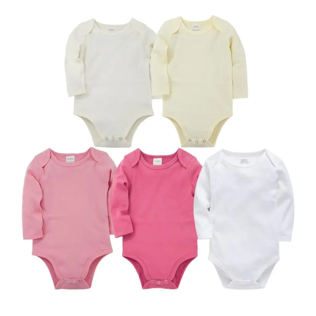 

Baby Bodysuits Cotton Newborn Blank Long Sleeve 0-12M Infant Boy White Body Bebes Blanco Roupa Menina Baby Girl Clothing Solid