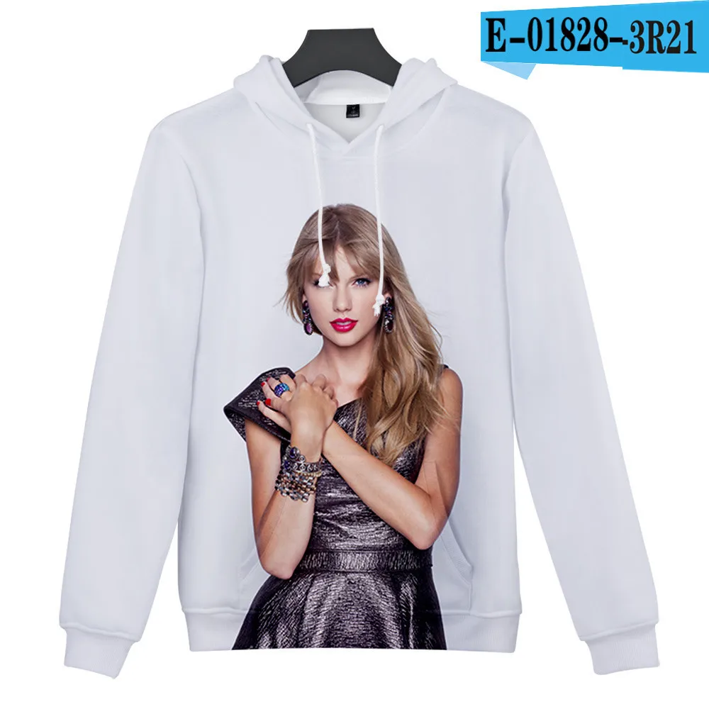 3D Taylor же стиль супер крутой принт для мужчин/женщин толстовка плюшевые утолщенные Теплые кофты толстовки tswidle Swiftie Лидер продаж с капюшоном - Цвет: Тёмно-синий