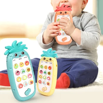 

Cartoon Mobile Phone For Kids Telephone Toy Baby Phone Toy Enfant Early Educational Mobile Toy Chinese/English Learning Machine