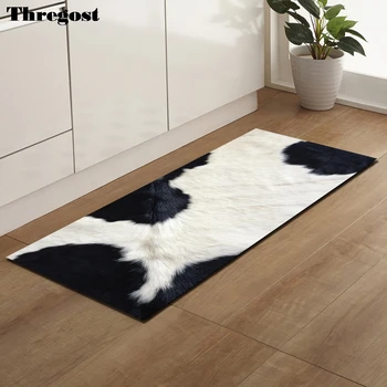 

Thregost 3D Printed Nordic Bathroom Carpet New Home Door Mat Welcome Rug Long Kitchen Rugs Living Room Microfiber Floor Mats