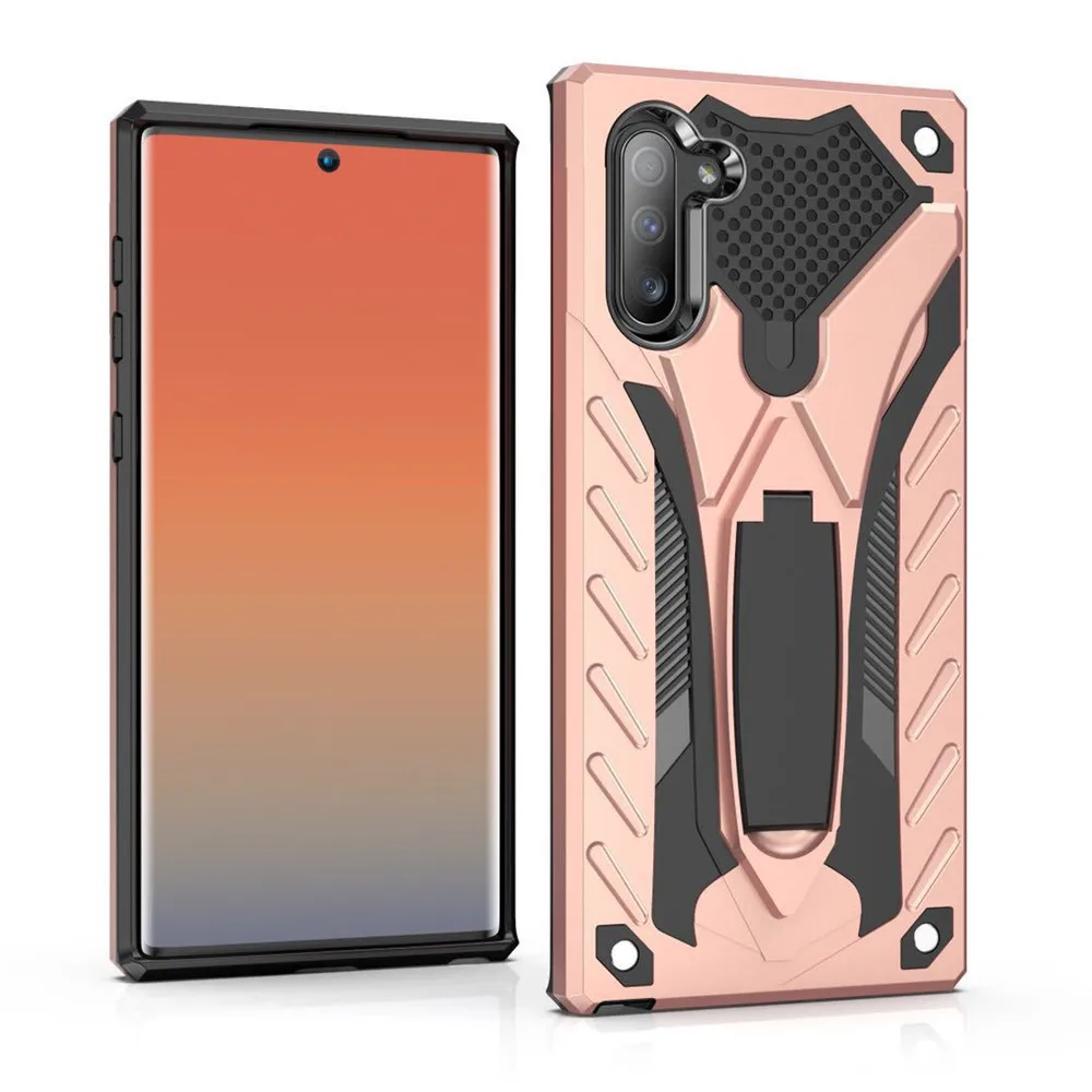 SAMSUNG Note 10 plus чехол для телефона торук Macto-в-мягкий TPU+ PC держатель защищает от появления сколов Защитный чехол