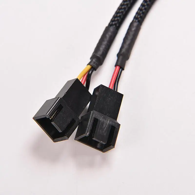 3Pin женский y разветвитель для Dual 2 контактный разъем платы Мощность кабель с