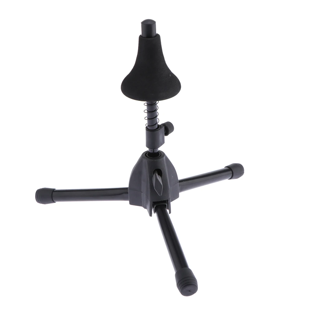 

MagiDeal Instrumental Trumpet Holder Tripod Stand 3 Legs Detachable Foldable