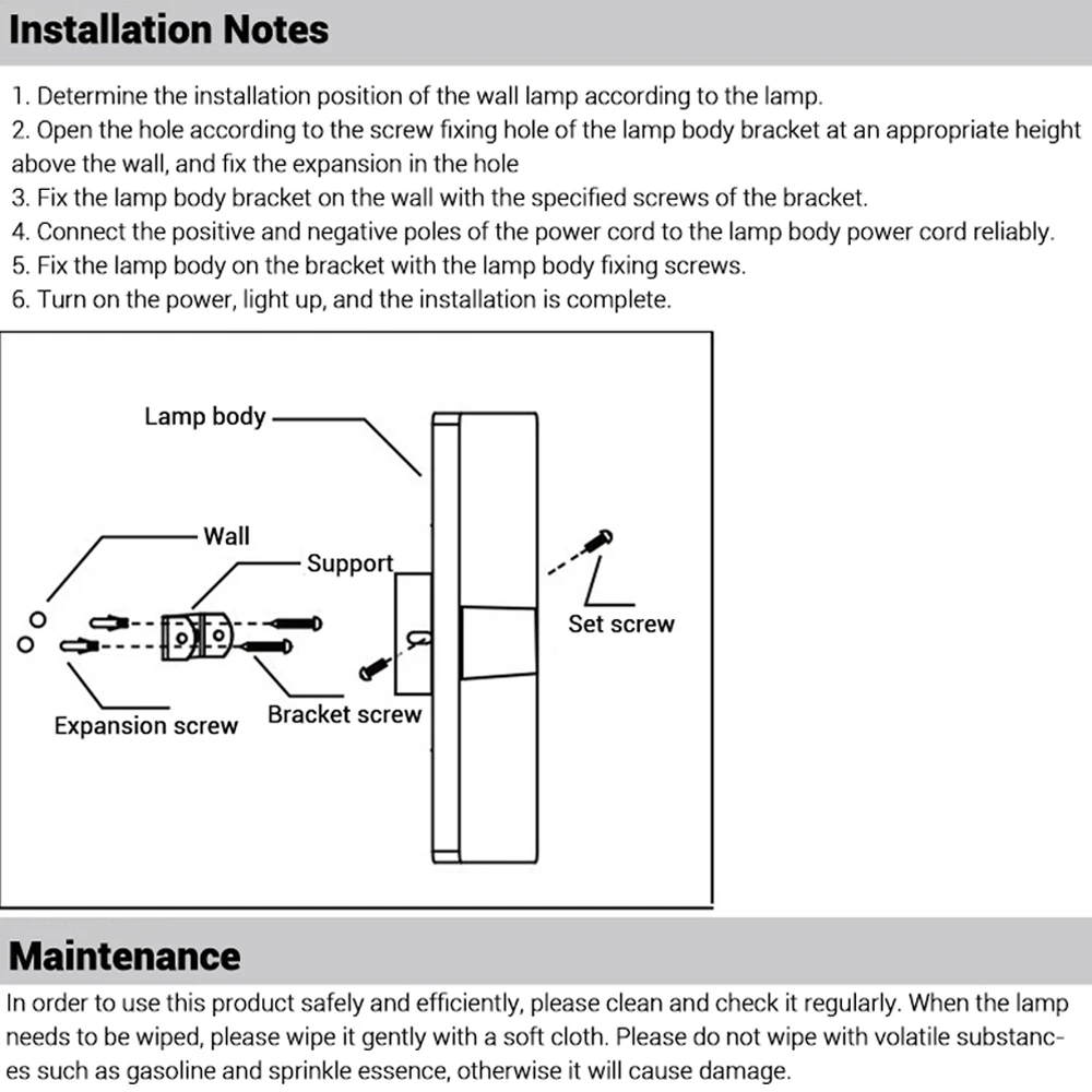 14-22-29CM LED Acrylic Wall Lamp Modern Living Room Interior Wall Lamp Bedroom Corridor Night Light Home Decoration Lamp