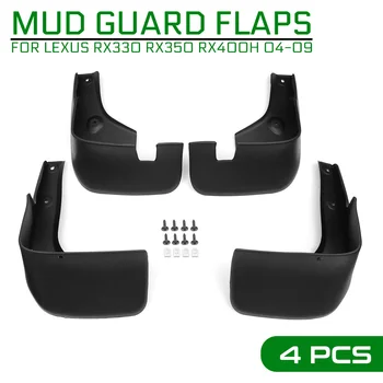 

Front Rear Car Mud Flaps Mudflaps Mudguards Splash Guard for Fender Accessories For Lexus RX330 RX350 RX400H 2004-2009