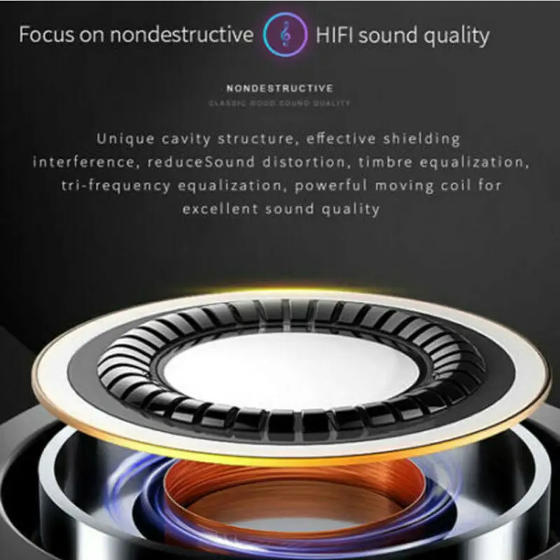 Bluetooth 5 0 Headset TWS Wireless Earphones Mini Earbuds Stereo HiFi Sport Earphone IPX6 Waterproof With Mic