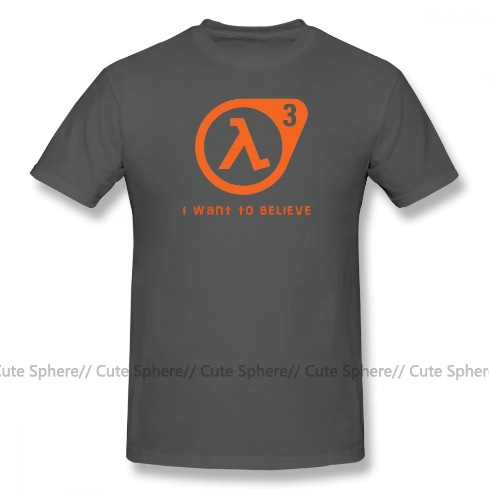 Футболка Half Life в половину меньше 3 я хочу верить футболка 100 процентного хлопка