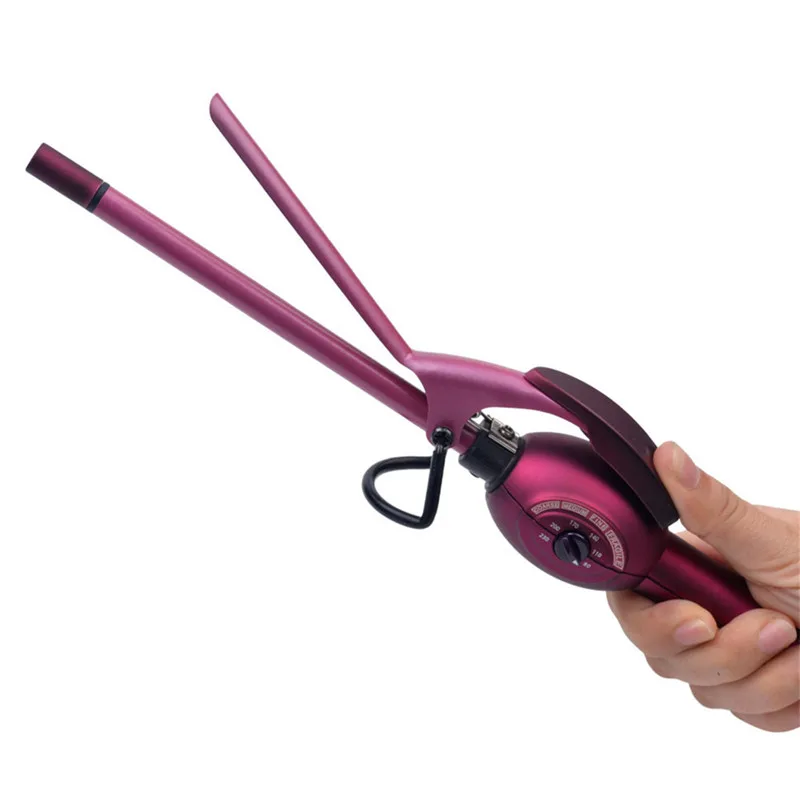Mini ondulador de cabelo, 9mm varinha de