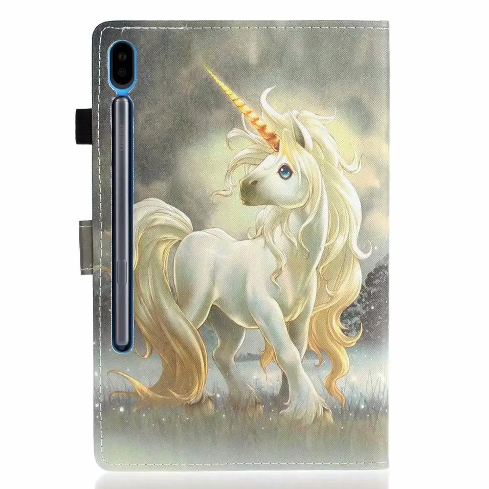 Мультфильм стоячая таблетница для Samsung Galaxy Tab S6 10,5 T860 T865 10," Smart cover для Galaxy Tab S6 10,5 чехол+ подставка для ручек