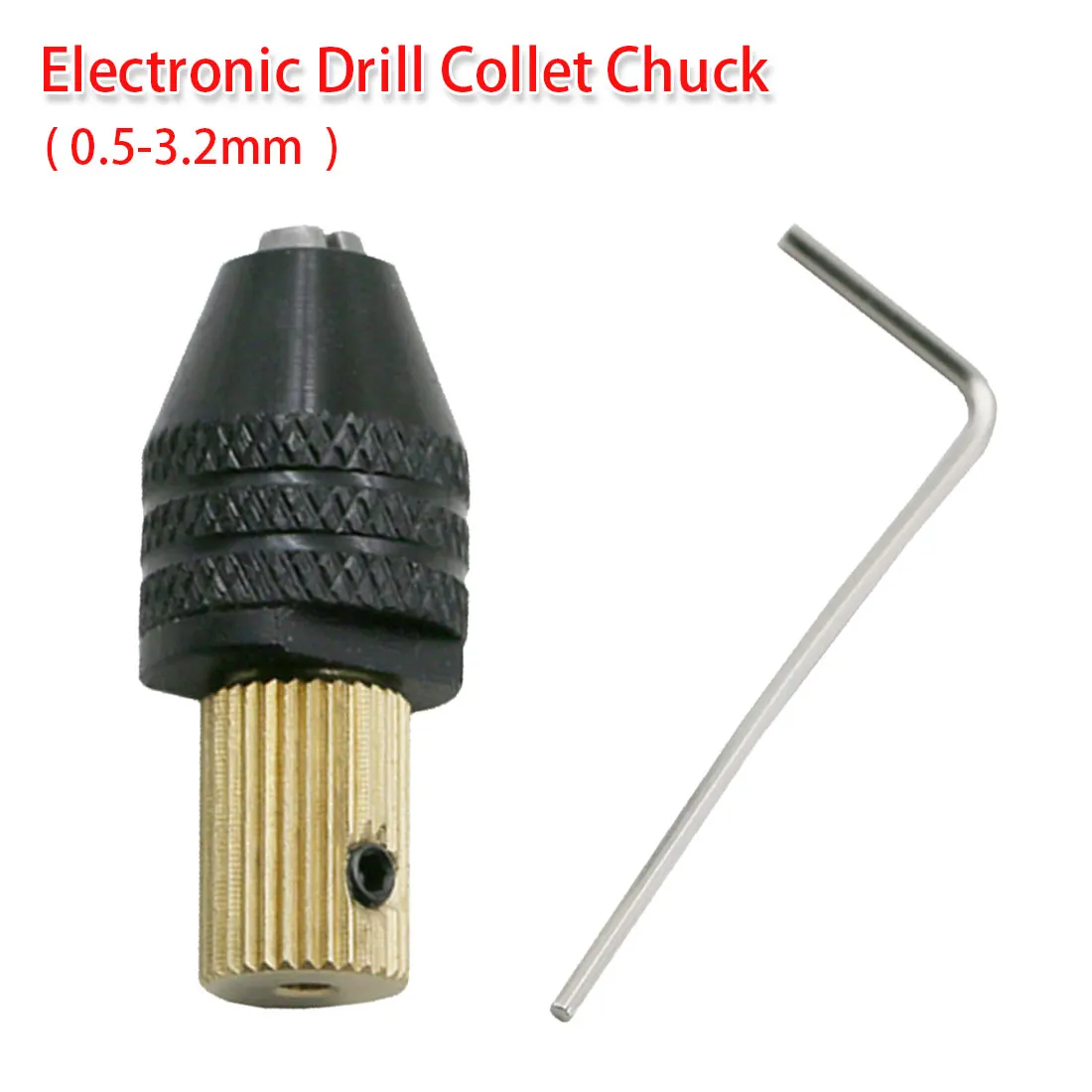 

3.17mm Shank 0.5-3.2mm Electronic Drill Bit Collet Mini Chuck Tool Set Fixture Device Clamp for Hand Drill /Electric Drill