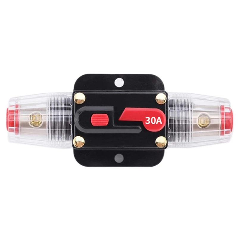Лиловый 12 В автоматическое восстановление страхование желчи дуплексный автоматический выключатель аудио усилитель автоматический выключатель AGU стерео усилитель - Цвет: Лиловый