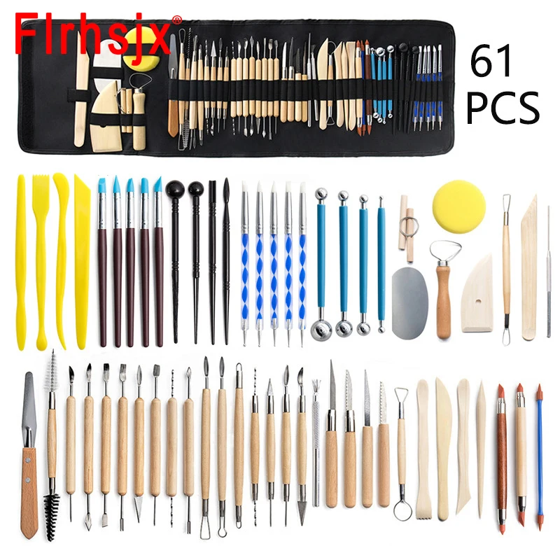 Clay Sculpting Tools Set Pottery Carving Wax Modeling Polymer Shapers Ceramic 