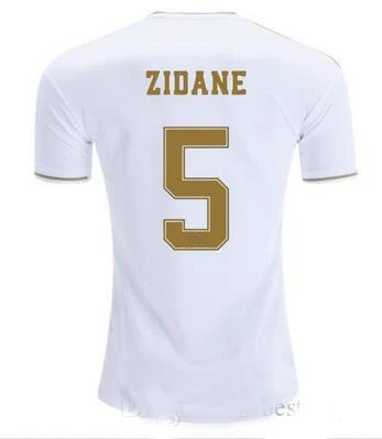 19 20 Real MadridES для взрослых Футбольная Футболка HAZARD SERGIO ramos BENZEMA ASENSIO ISCO BALE JOVIC Размер S-4XL Футбольная Футболка - Цвет: home4