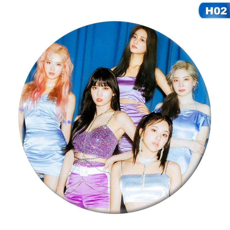 2 KPOP корейский два альбома танец Feel специальный 58 мм круглый бейдж булавки и броши для одежды шляпа рюкзак - Окраска металла: 2