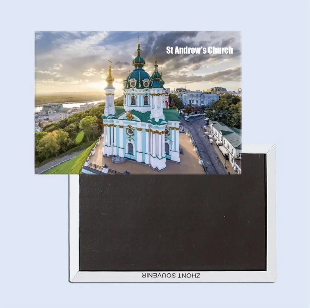 Дорожные магниты на холодильник 78*54 мм 25279 Киев туристическая столица Украины |
