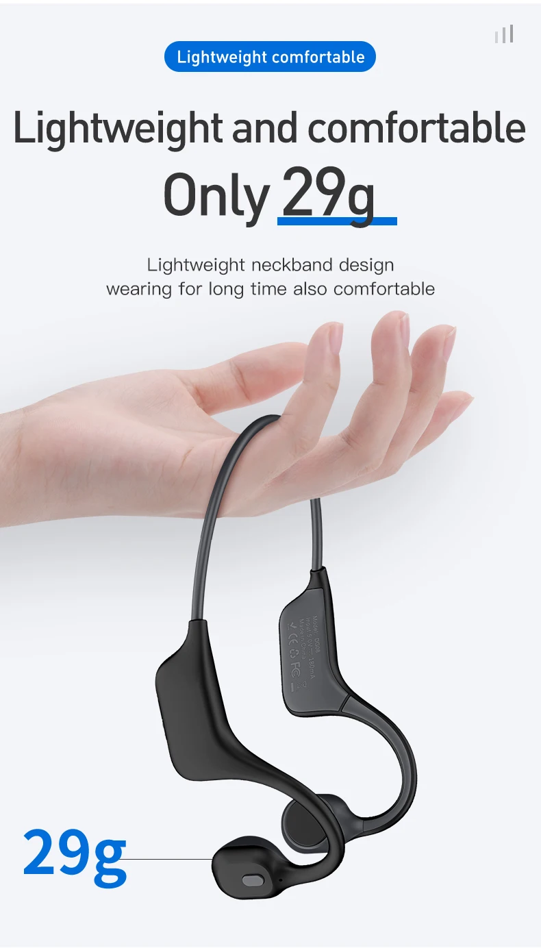 fone de ouvido estéreo mãos-livres com microfone para correr