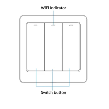 

Anti Scratch Smart Accessories Timer Home Wall Switch Gift Light Durable Hardware Push Button Practical Phone APP Control