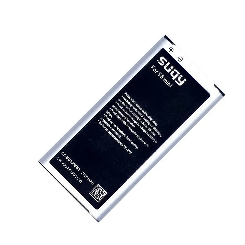 Suqy 2120mAh Battery for Samsung Galaxy S5 Mini SV G870 SM-G800 G800F G800H G870A G870W Bateria EB-BG800BBE batteries | Мобильные