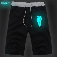 Хит, Billie Eilish, светящиеся спортивные штаны, спортивные штаны высокого качества, спортивные штаны, шорты для бега, фитнеса, тренажерного зала, спортивная одежда