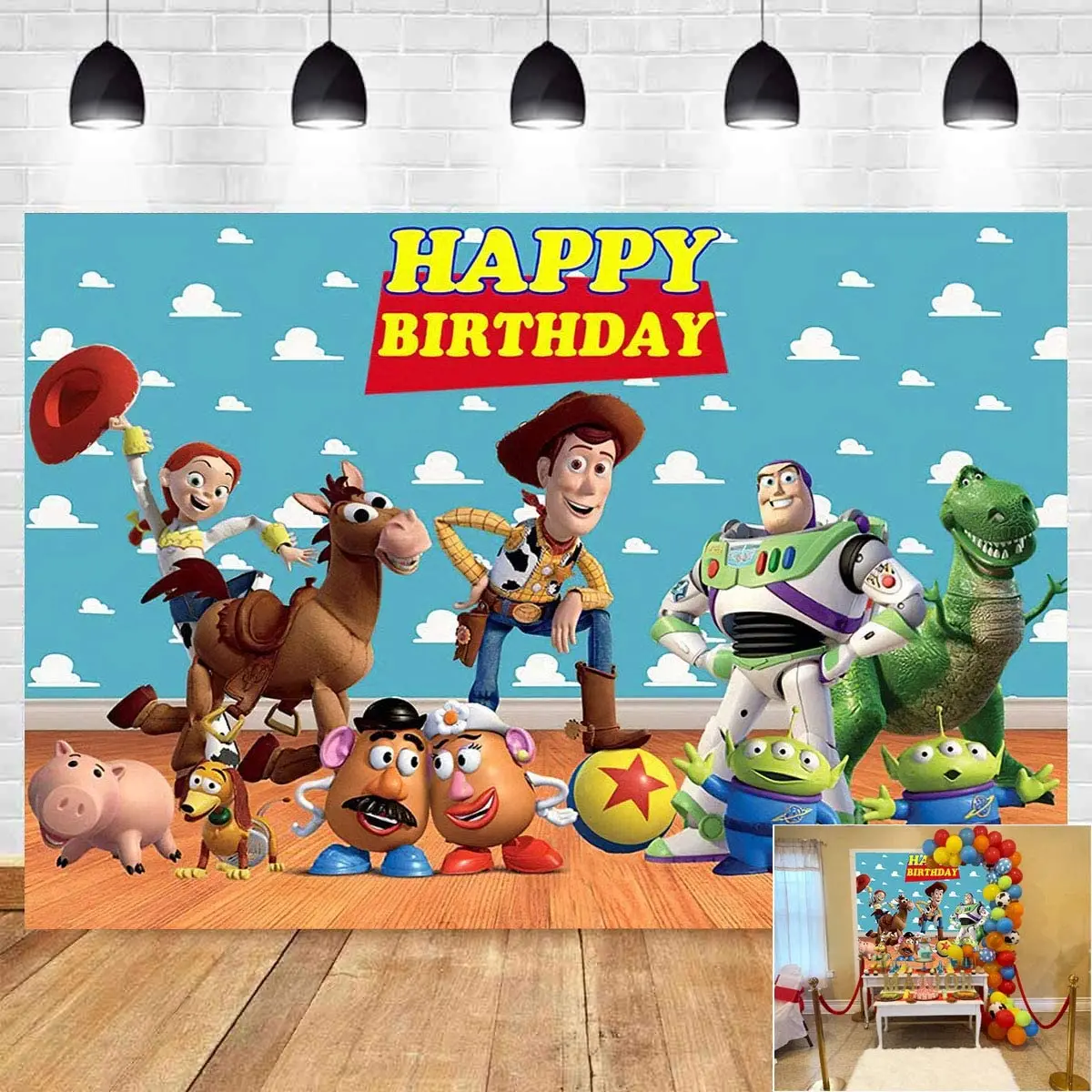Custom Toy Story Birthday Banner, Toy Story Vinyl Banner, Toy Story
