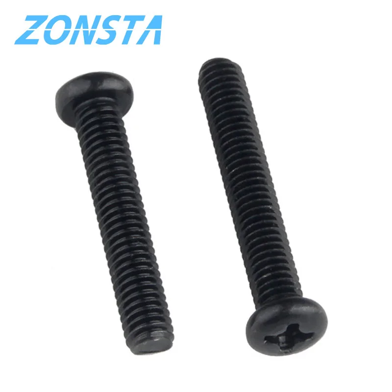 Round head cross screw M1.2 M1.4 M1.7 M2 M2.5 M3 M4 Electronic small size Recessed Pan Head Phillips screws DIN7985 GB818